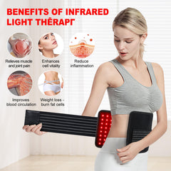 Myipyi belt worn on the waist demonstrates versatile fit for multiple areas
