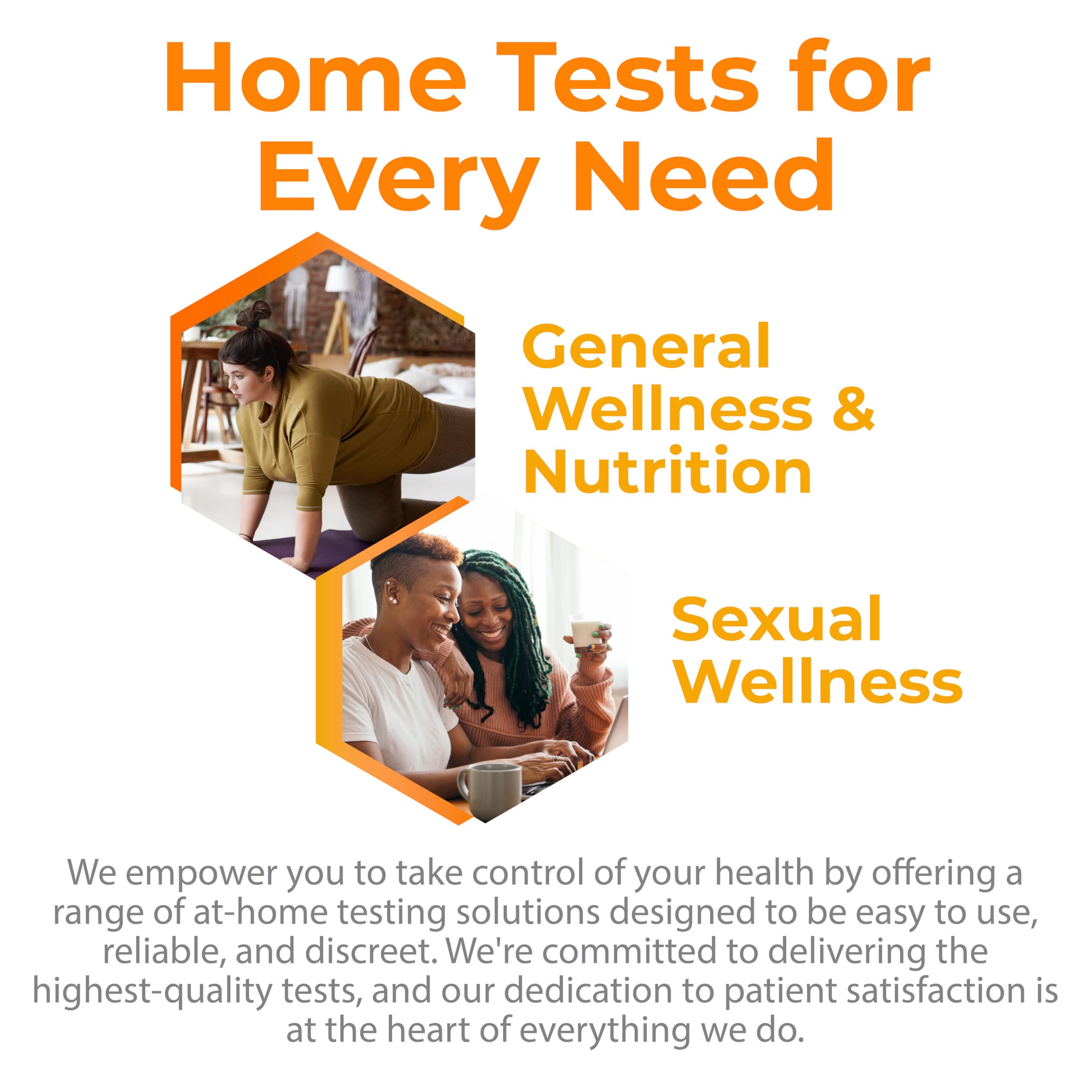 MyLAB Box CLIA-certified labs ensure trusted testing.