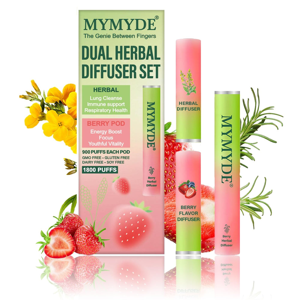 MYMYDE Mullein Diffuser Pen front view for easy daily inhalations.
