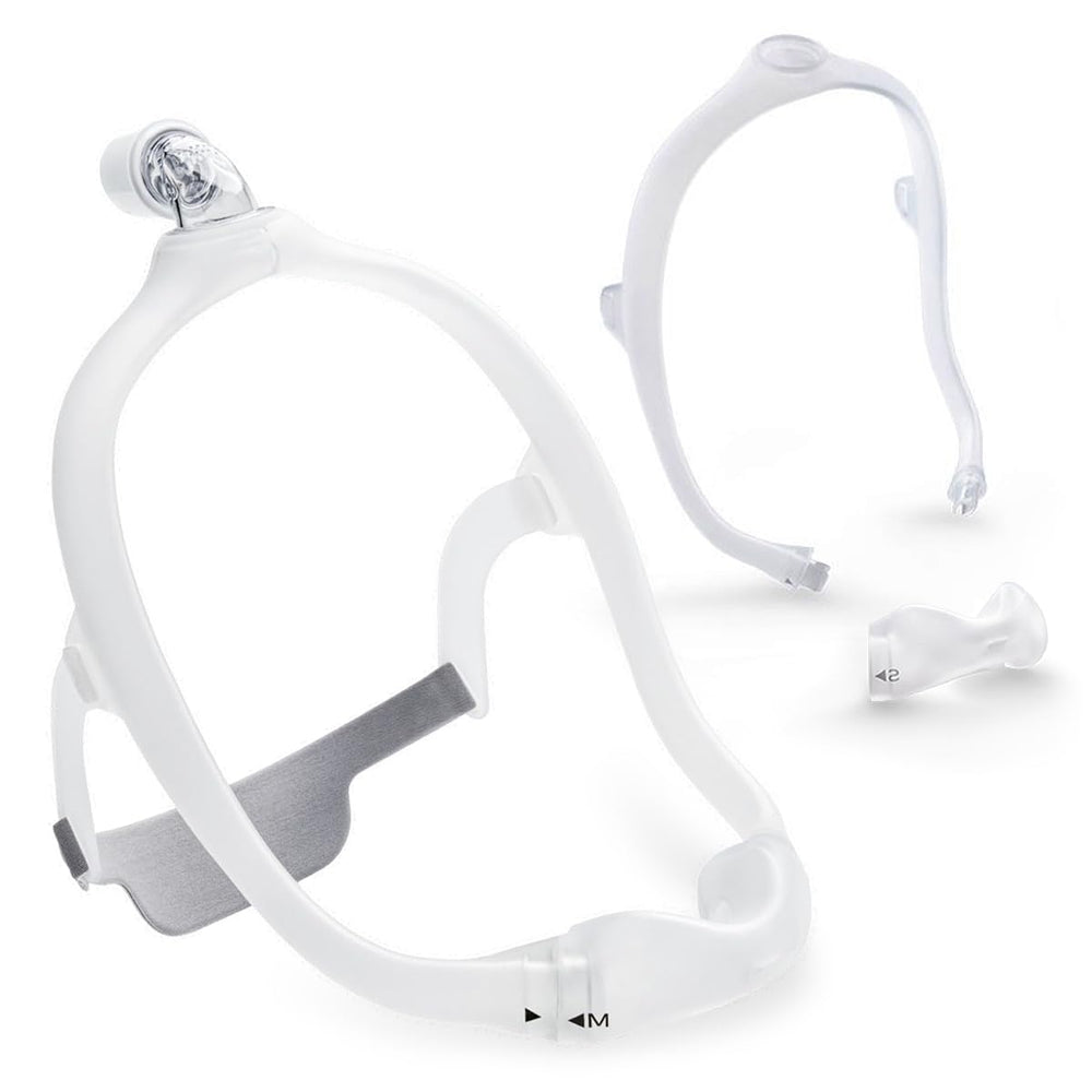 MYNA MEDICAL DreamWear nasal complete set medium side profile with headgear, adjustable fit for comfort