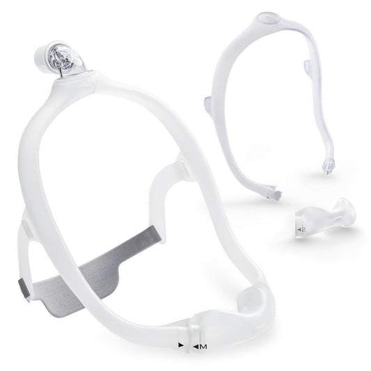 MYNA MEDICAL DreamWear nasal complete set medium side profile with headgear, adjustable fit for comfort
