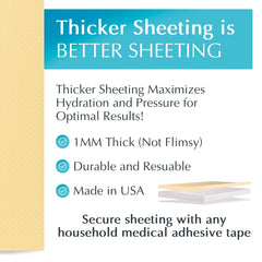 MyNewGel Advanced Scar Sheets with tape included for secure placement