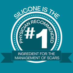 Made in USA silicone sheets for safe, non-toxic scar care after cosmetic procedures.