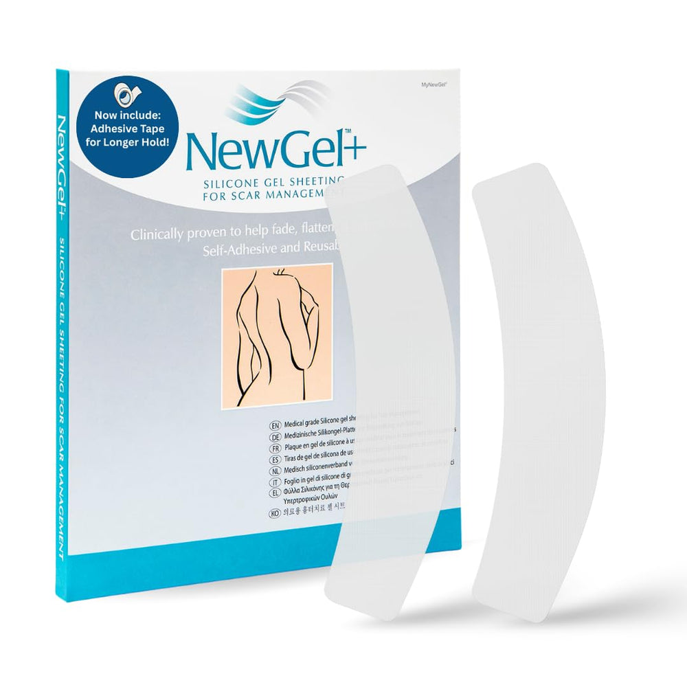 MyNewGel NewGel Plus scar sheet for C-section, smooths and protects incision areas.