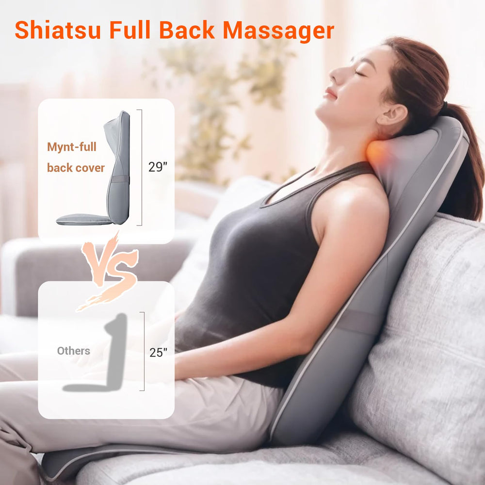 Demo Mode and remote control simplify setup and use for Mynt massager.