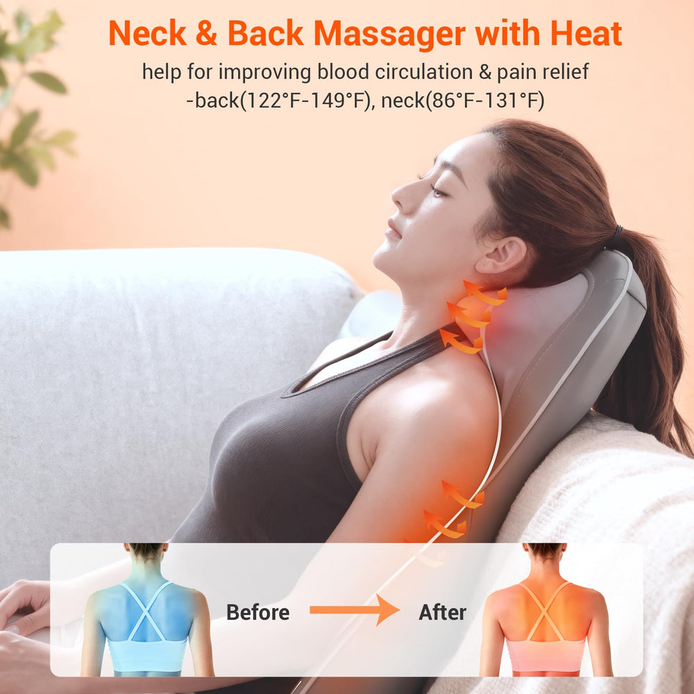 Spot massage mode from Mynt targets upper or lower back zones.