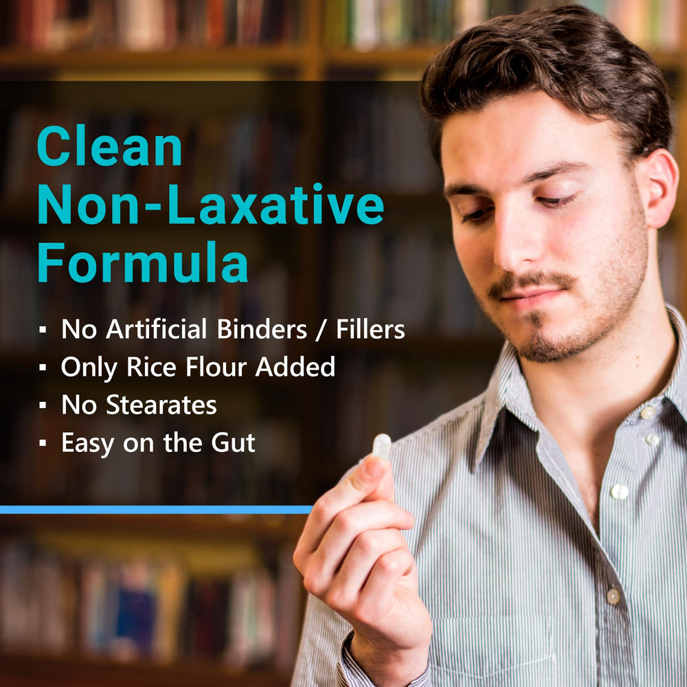 MyoActivo vegan formula label showing no fillers.