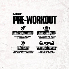 MyoBlox LOCO ingredients panel highlighting electrolytes and amino acids for performance support.