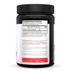 Myogenix Creatine Monohydrate powder dissolving in a glass of water
