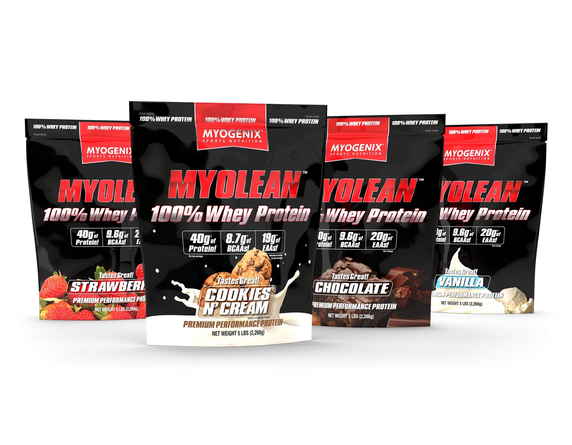 Myogenix Myolean made in USA sticker reinforces quality.