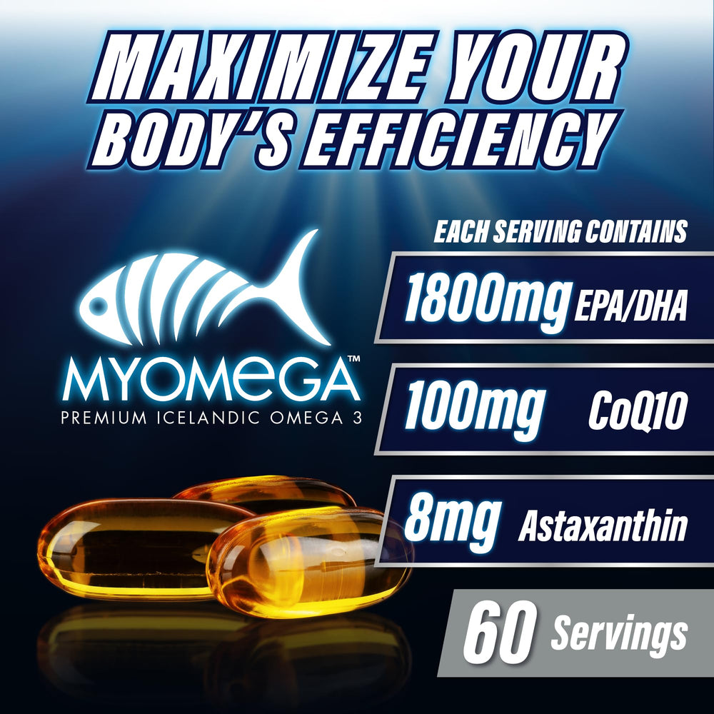 Myogenix Myomega coq10 ingredient closeup highlights added antioxidant support