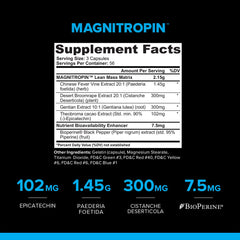 Myokem Magnitropin capsules laid out for daily use