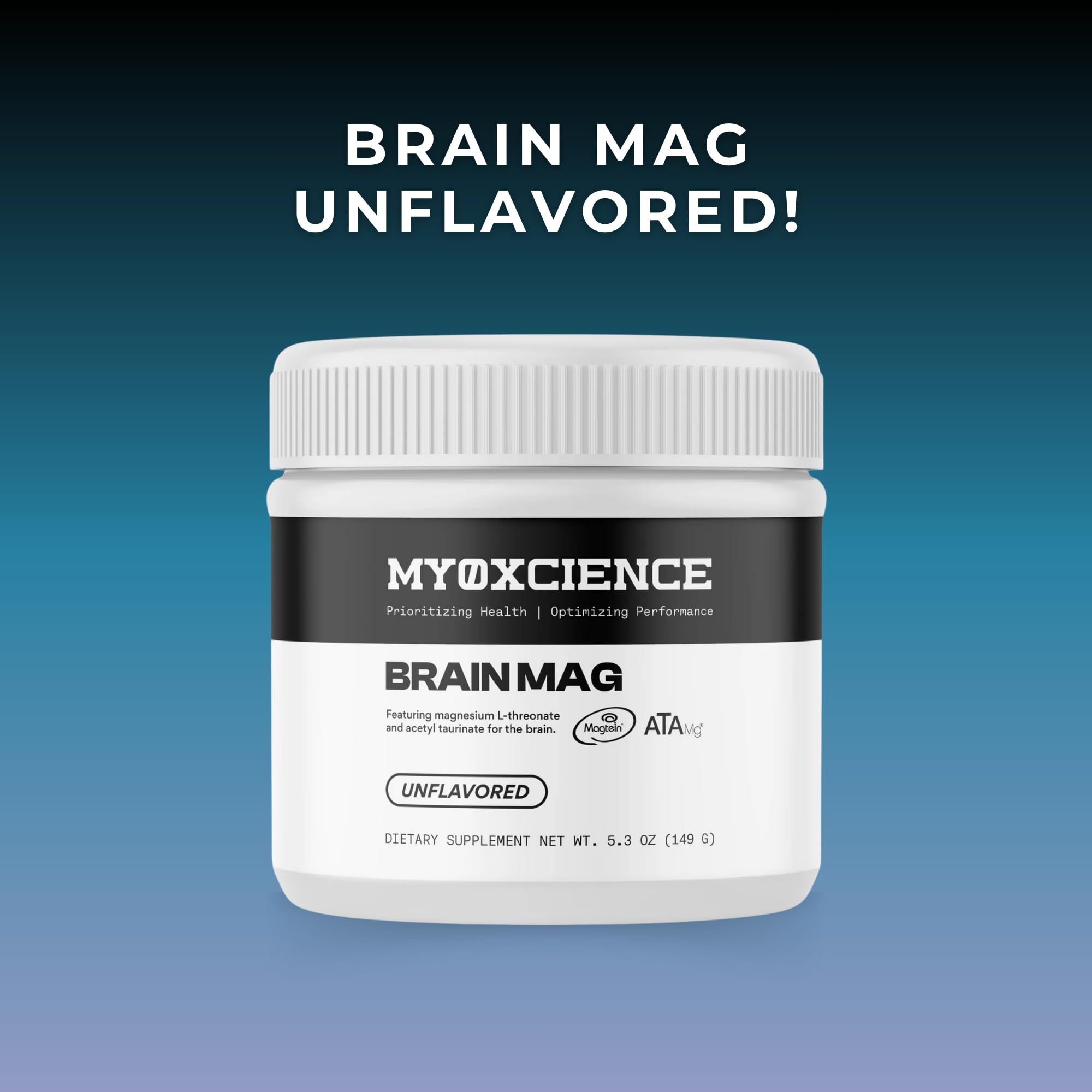 MYOXCIENCE allergen-free label reinforces clean, versatile supplement choice.