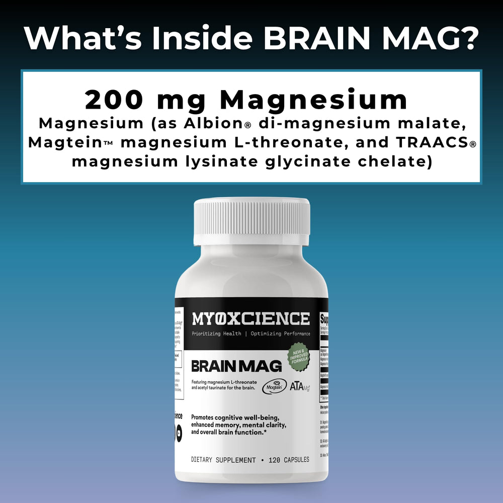 MYOXCIENCE packaging shot with label highlighting cGMP quality and FDA-inspected facilities.