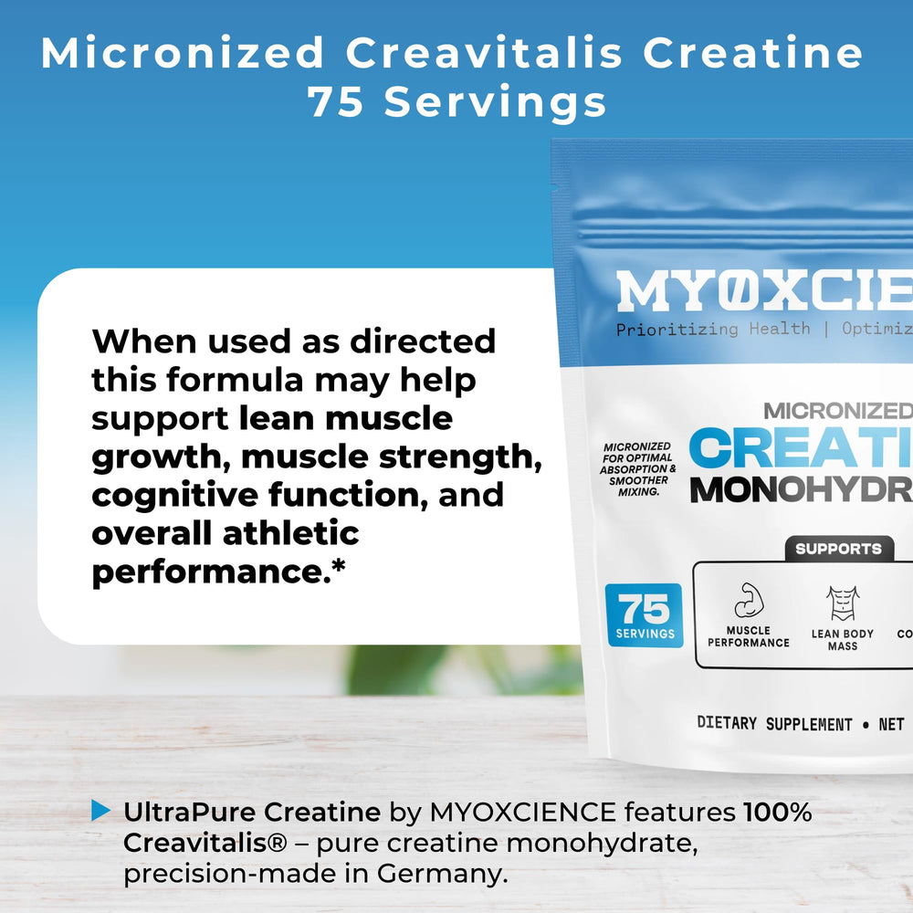 MYOXCIENCE Creavitalis manufacturing facility emphasizes trusted production practices.