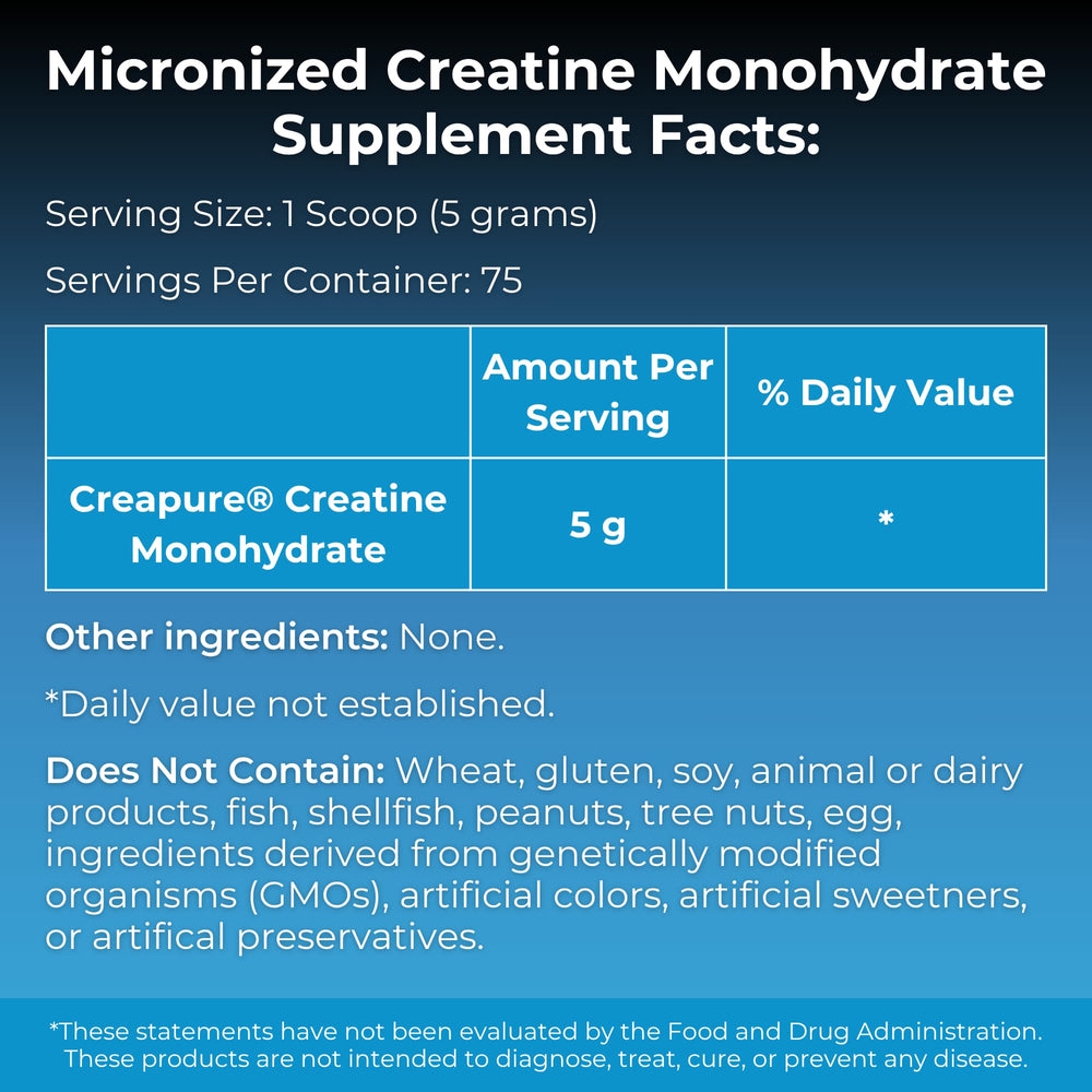 MYOXCIENCE Creavitalis Creatine scoop-5g showing precise dosing for workouts.