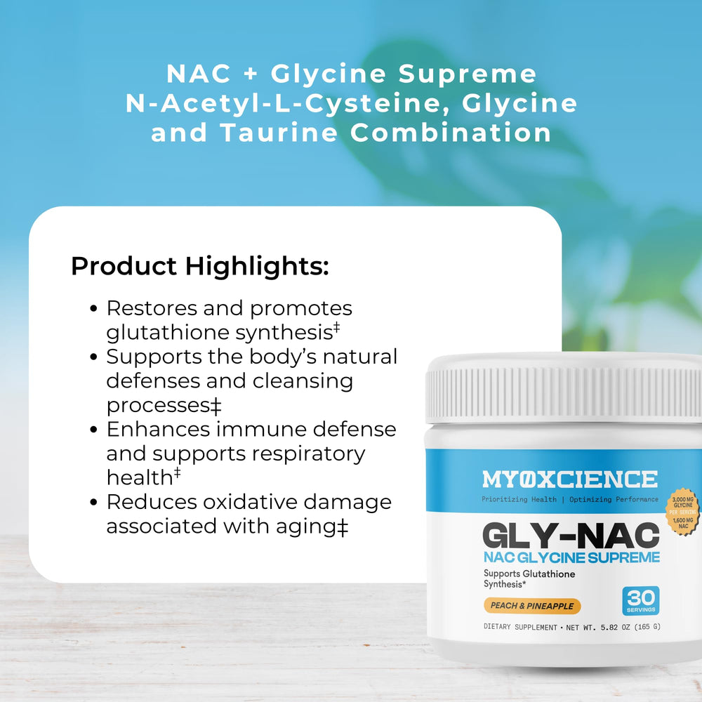 MYOXCIENCE quality badge indicating cGMP and FDA‑inspected manufacturing