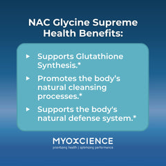 MYOXCIENCE NAC Glycine Supreme wellness shot context in daily routine