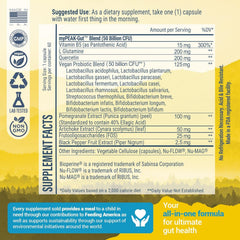 Shelf-stable PeakBiotic packaging designed for easy storage.