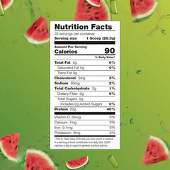 Glass of Sour Watermelon drink highlighting fruity hydration from Myprotein
