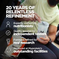 Myprotein Clear Whey Isolate Lemonade shaker promotes on-the-go hydration with 20g protein