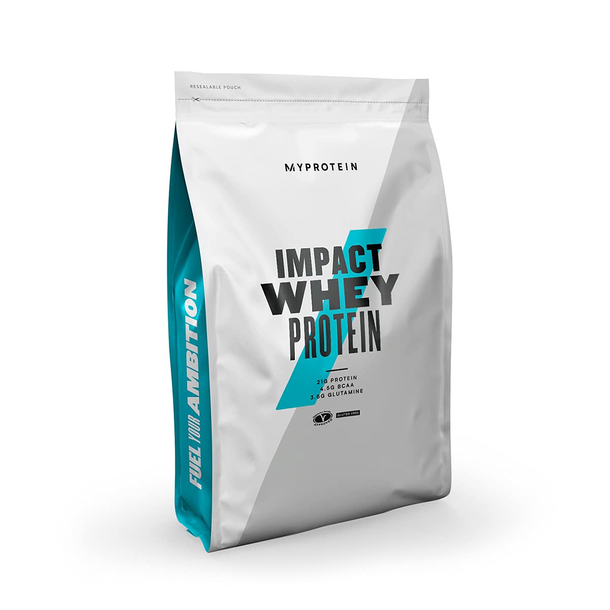 Myprotein Impact Whey Blend Fruity Cereal packaging demonstrates versatile servings
