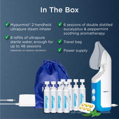 Instant activation delivers immediate warm mist without long warm-up