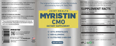 Myristin softgels 200-count bottle offering extended convenience for ongoing joint care.