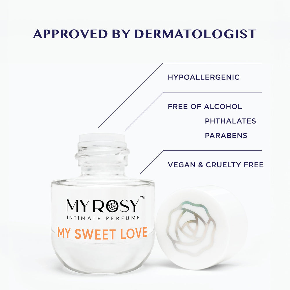 MYROSY My Sweet Love dermatologist-approved scent for sensitive skin reassurance