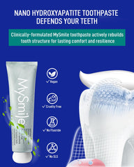 MySmile 12-percent hydrogen peroxide whitening for noticeable stain removal