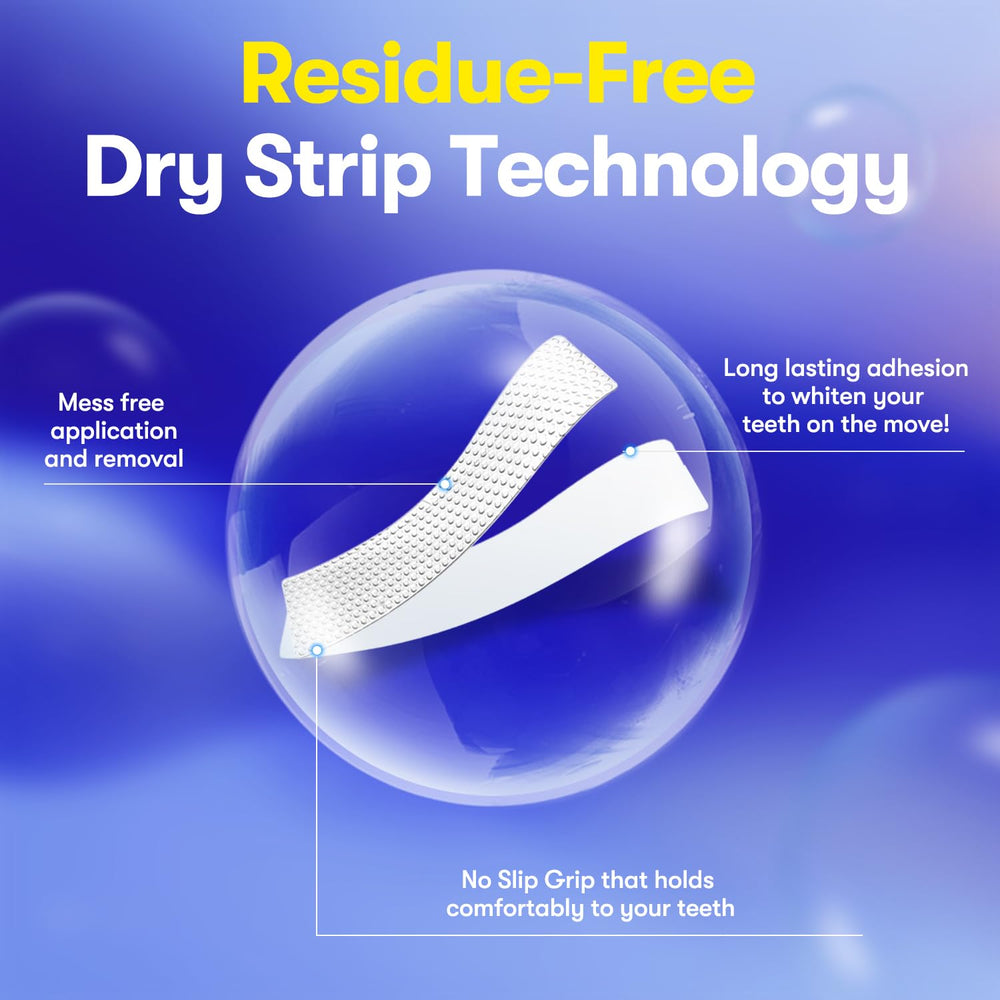 MySmile residue-free strips removal, showing a clean finish after use.