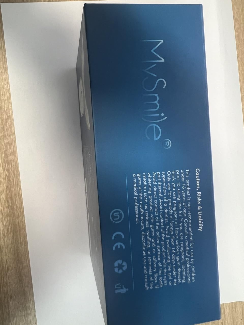 MySmile satisfaction guarantee card and 1-year warranty.