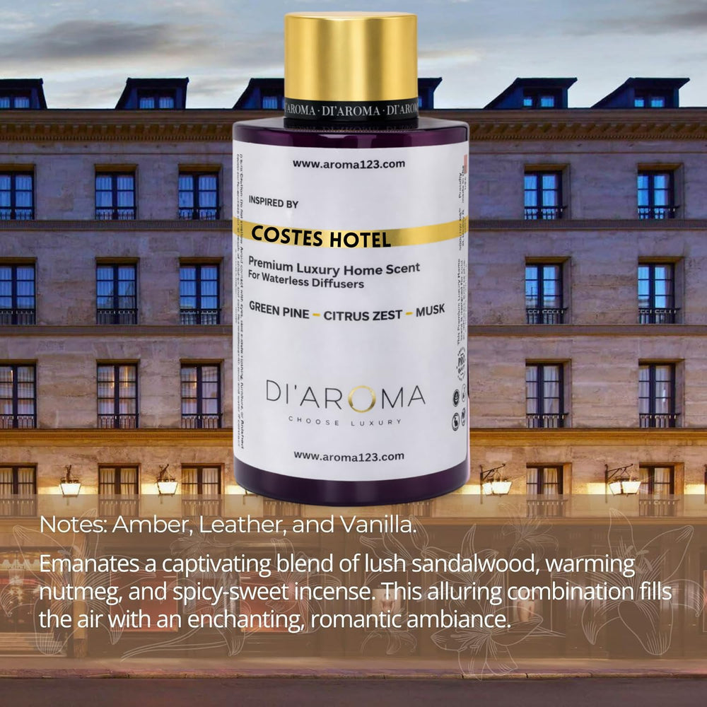 Mystic Romance Costes Hotel diffuser oil 120ml for professional scent systems.