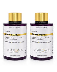 Mystic Romance DiAroma Burj Khalifa bottle two-pack for premium home scenting.