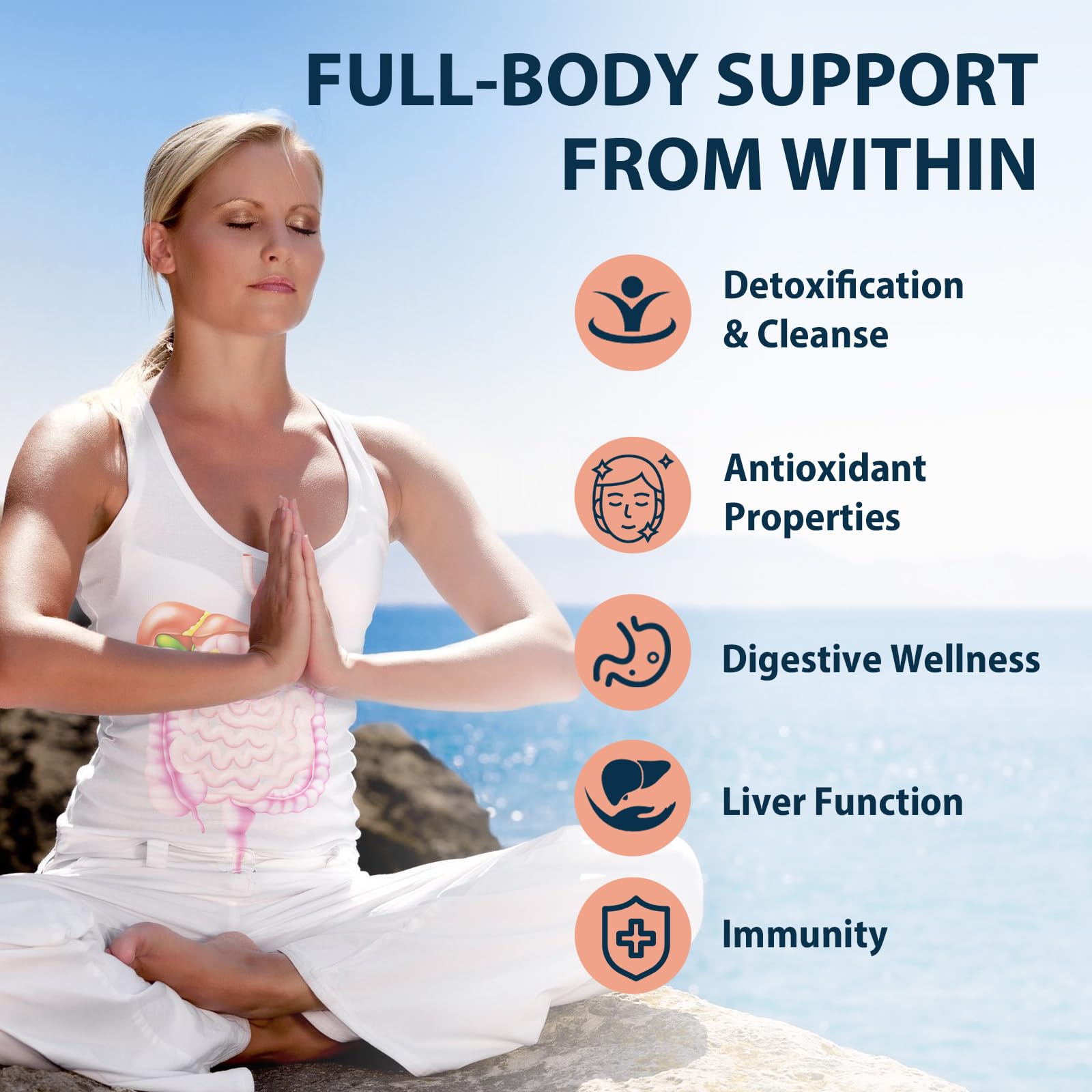 MythoTecq Milk thistle extract capsules; supports liver-friendly wellness.