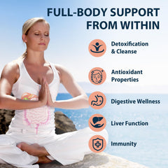 MythoTecq Milk thistle extract capsules; supports liver-friendly wellness.
