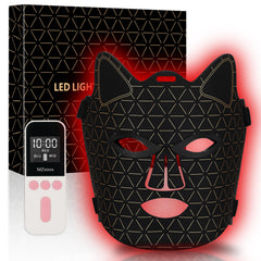 MZniros red light mask front view for at-home skincare routine