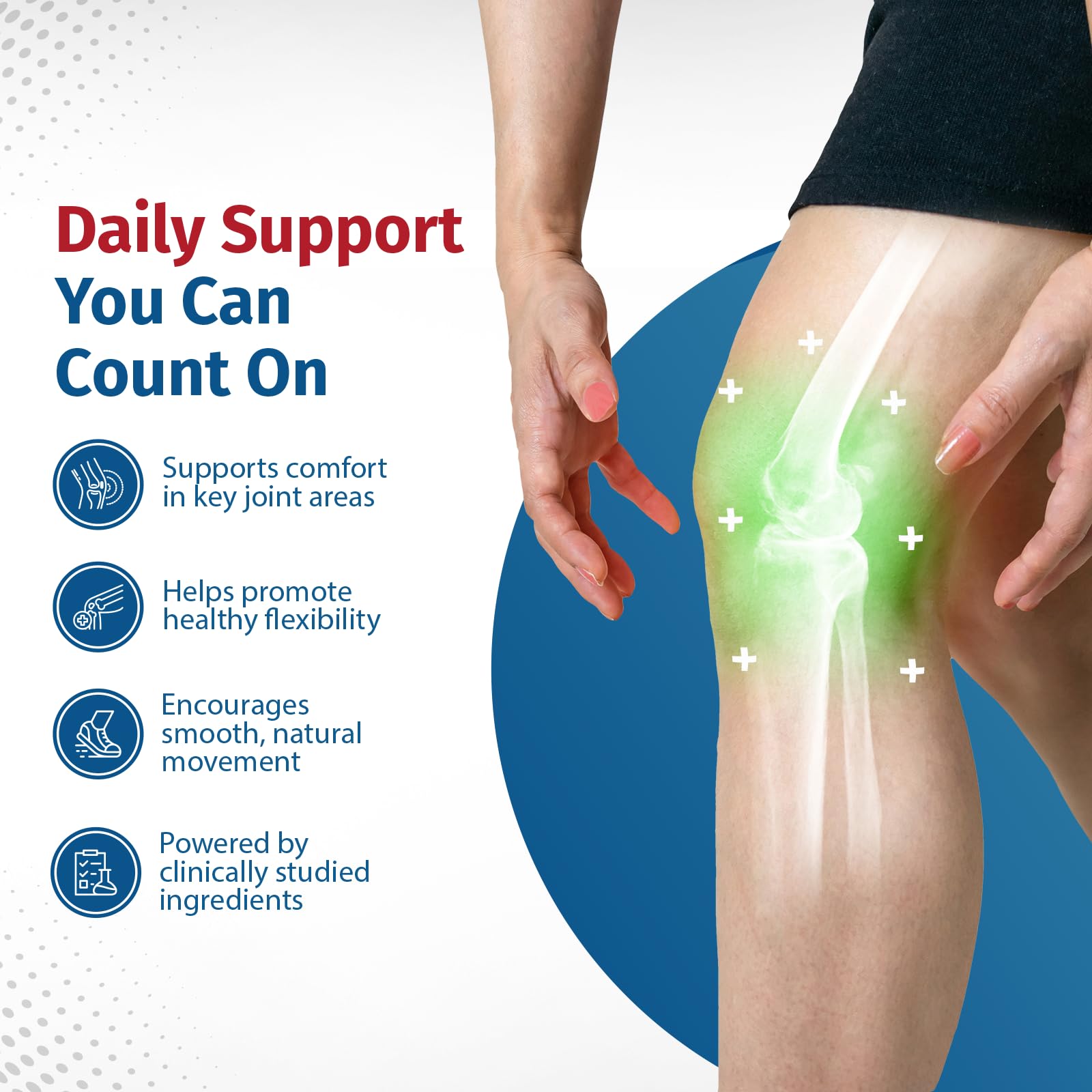 N-Labs Flexafen supplement on countertop promoting active, on-the-go lifestyle