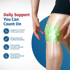 N-Labs Flexafen supplement on countertop promoting active, on-the-go lifestyle