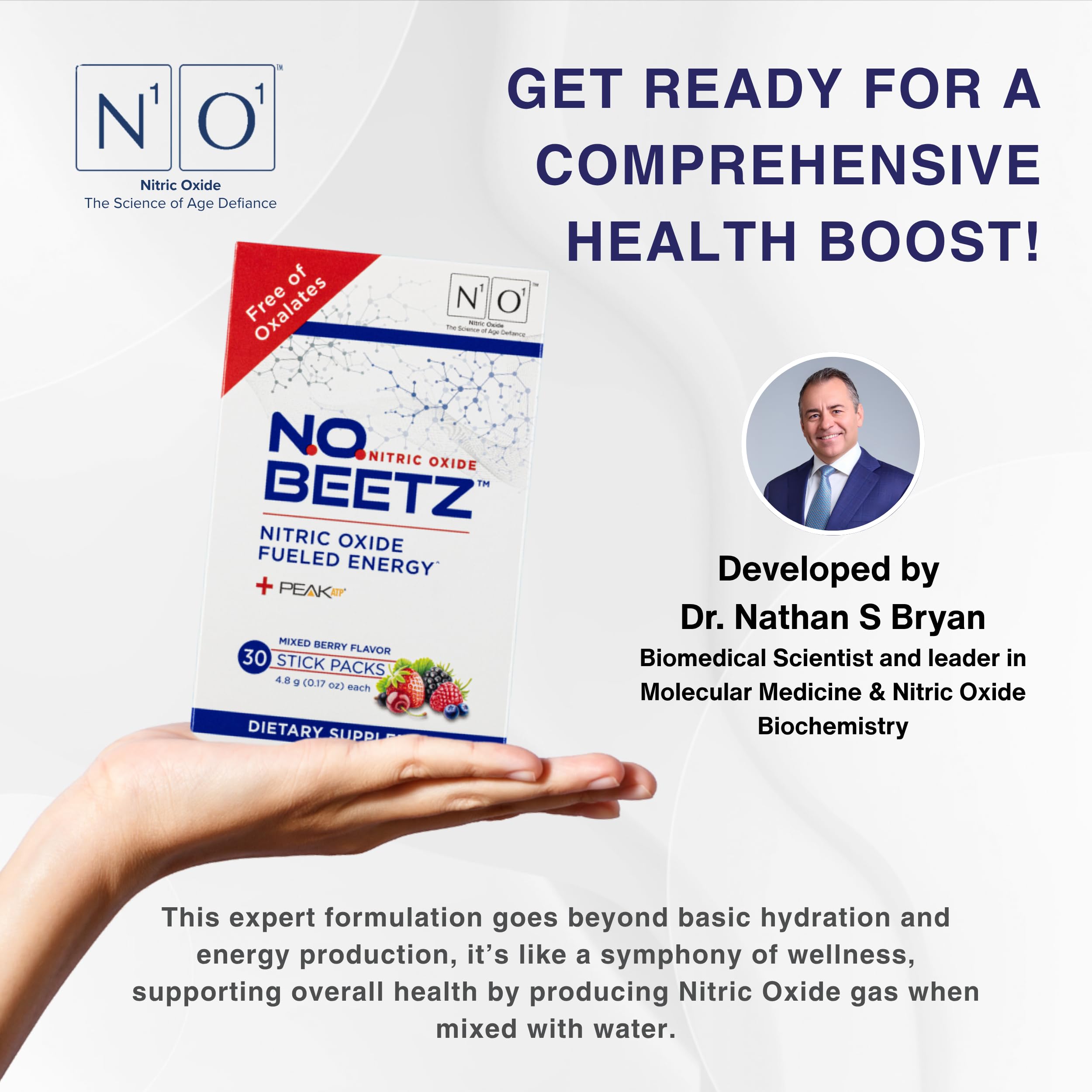 N.O. Beetz electrolyte powder imagery illustrating hydration support