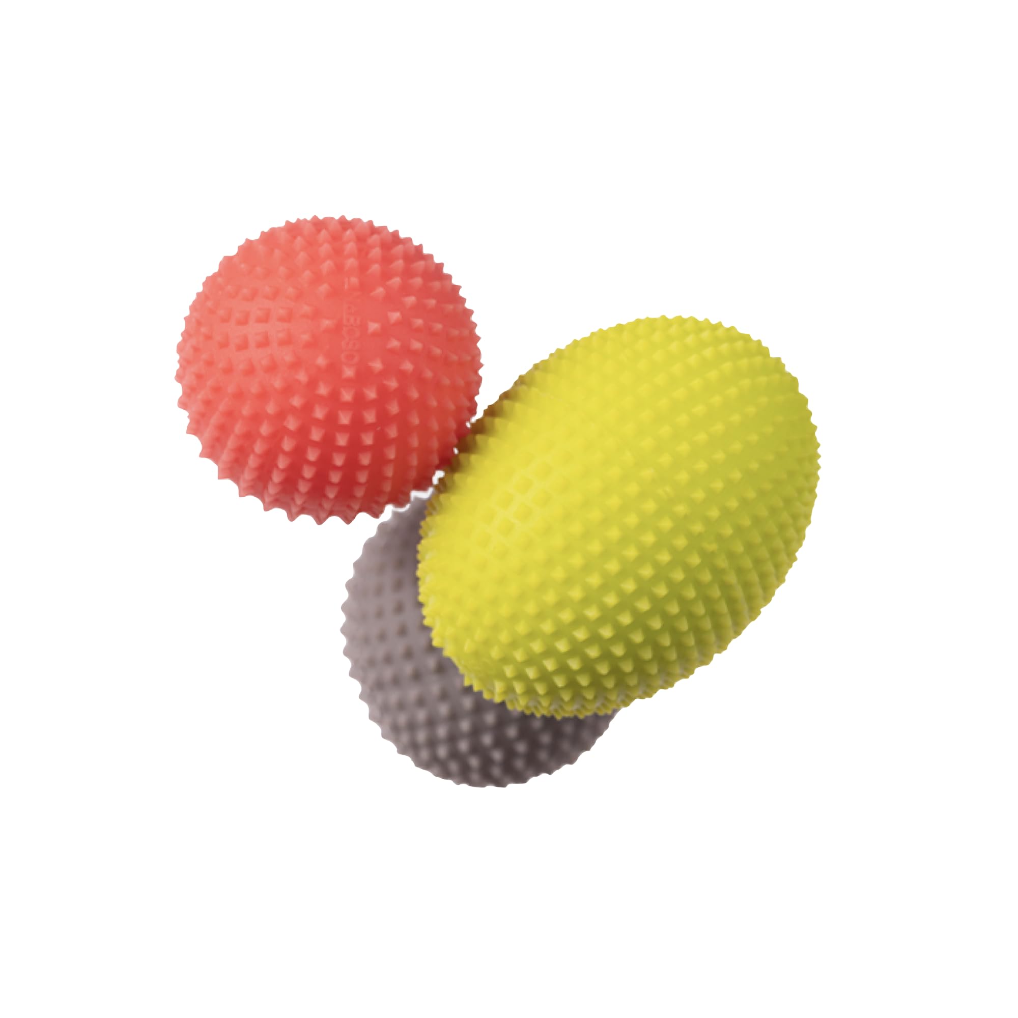 NABOSO Hand Activation Kit three balls texture closeup for proprioception and circulation support.