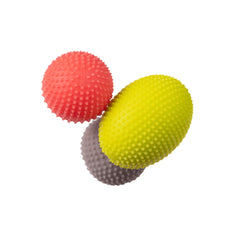 NABOSO Hand Activation Kit three balls texture closeup for proprioception and circulation support.