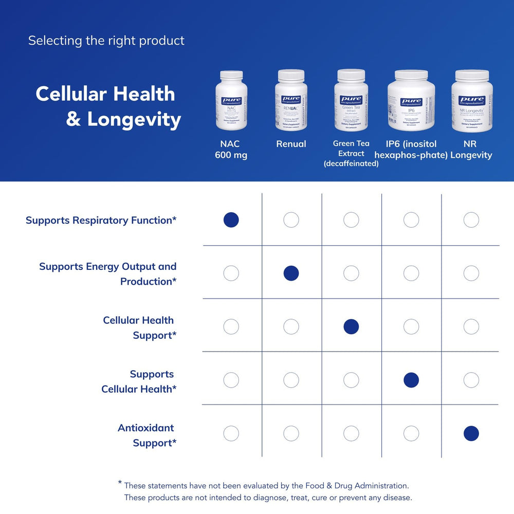 NAC 600 mg supplement ingredients close-up showing free-from labels