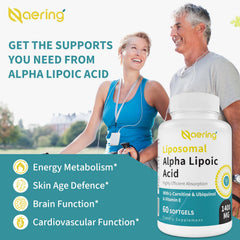 Naering liposomal alpha lipoic acid packaging box conveys premium quality