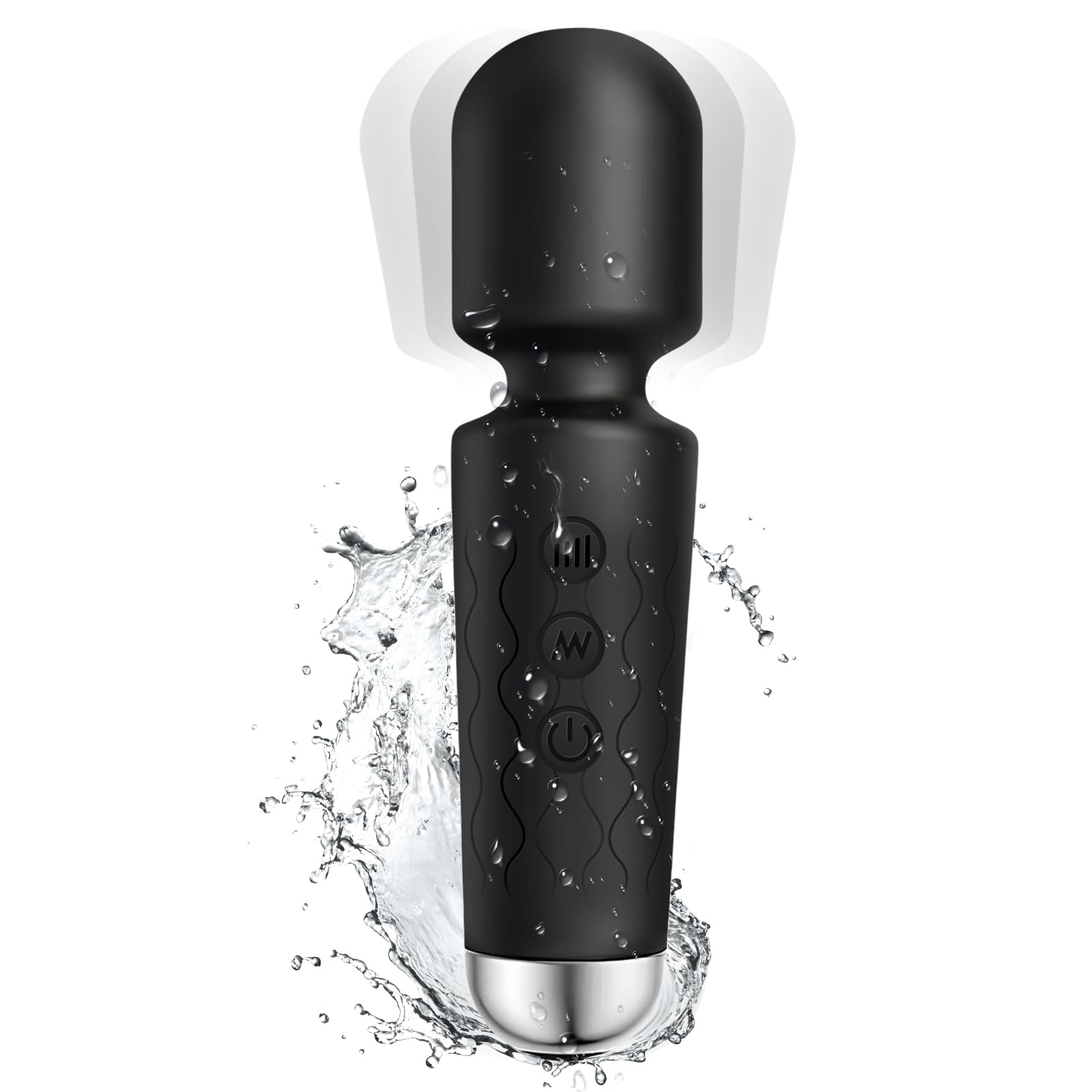Naetxoa personal massager front view showing compact travel-friendly design for quick relief