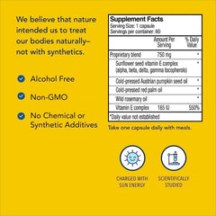 Purely-E ingredient focus on pumpkin seed oil and nutrition blend