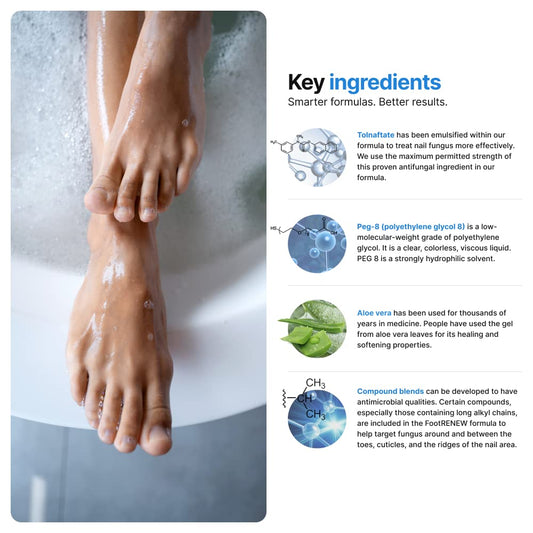 NailRENEW antifungal applicator point, simple daily application to affected nails.