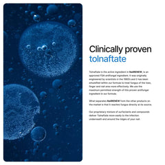 Twice-daily NailRENEW application on nails for straightforward at-home use.