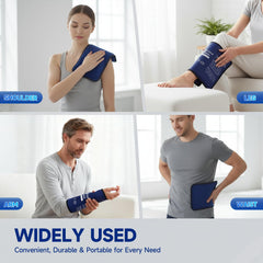 Najudok Gel Soft Ice Pack dual-sided design enables longer cooling and heat options.