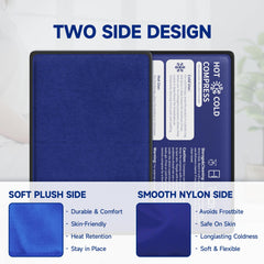 Najudok Gel Soft Ice Pack on hip wrap for localized swelling management.